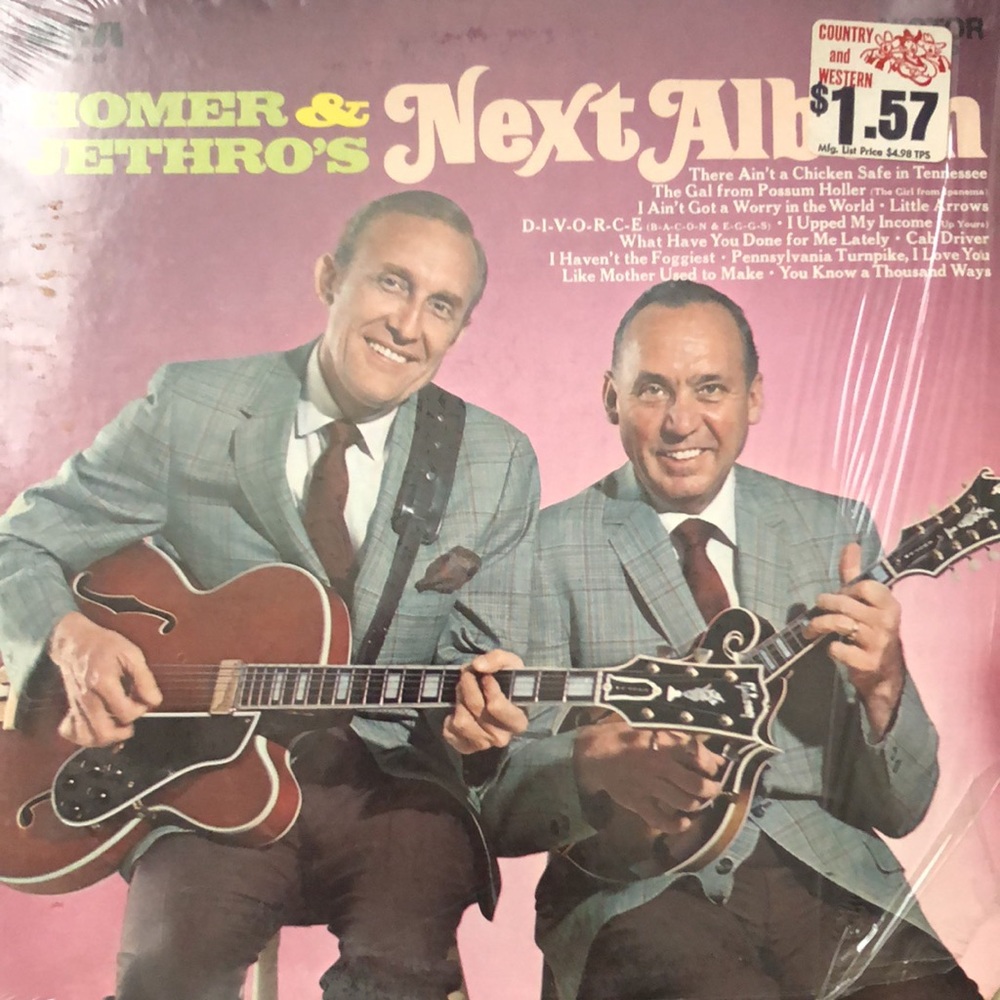 Homer & Jethro Next Album Vinyl Lp '69